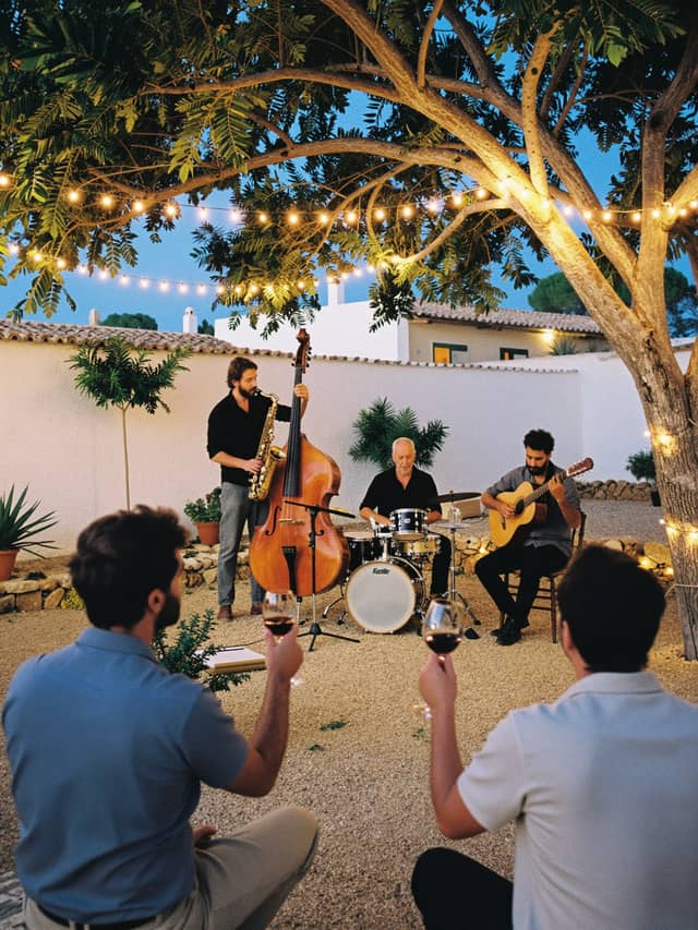 Garten-Jazz- und Weinabend