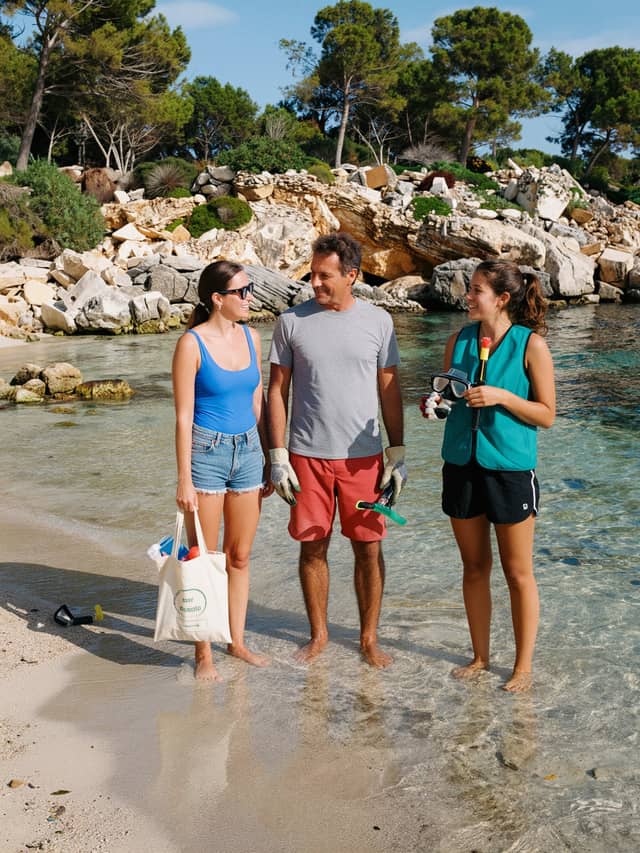 Pulizia della spiaggia e sessione di snorkeling gratuita